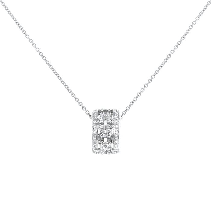 [Royal Top]PARENTESI NECKLACE SILVER DIAMOND