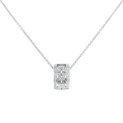 [Royal Top]PARENTESI NECKLACE SILVER DIAMOND