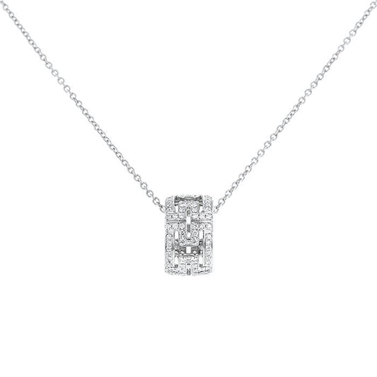 [Royal Top]PARENTESI NECKLACE SILVER DIAMOND