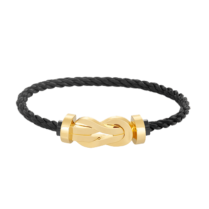 [Royal Top]CHANCE LARGE 8 FIGURE BUCKLE NO DIAMOND BRACELET GOLD