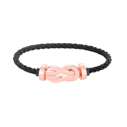 [Royal Top]CHANCE LARGE 8 FIGURE BUCKLE NO DIAMOND BRACELET ROSE GOLD