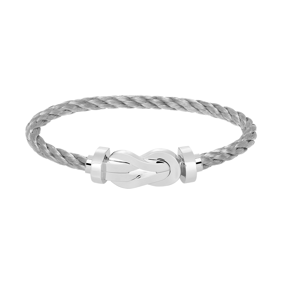 [Royal Top]CHANCE LARGE 8 FIGURE BUCKLE NO DIAMOND BRACELET SILVER