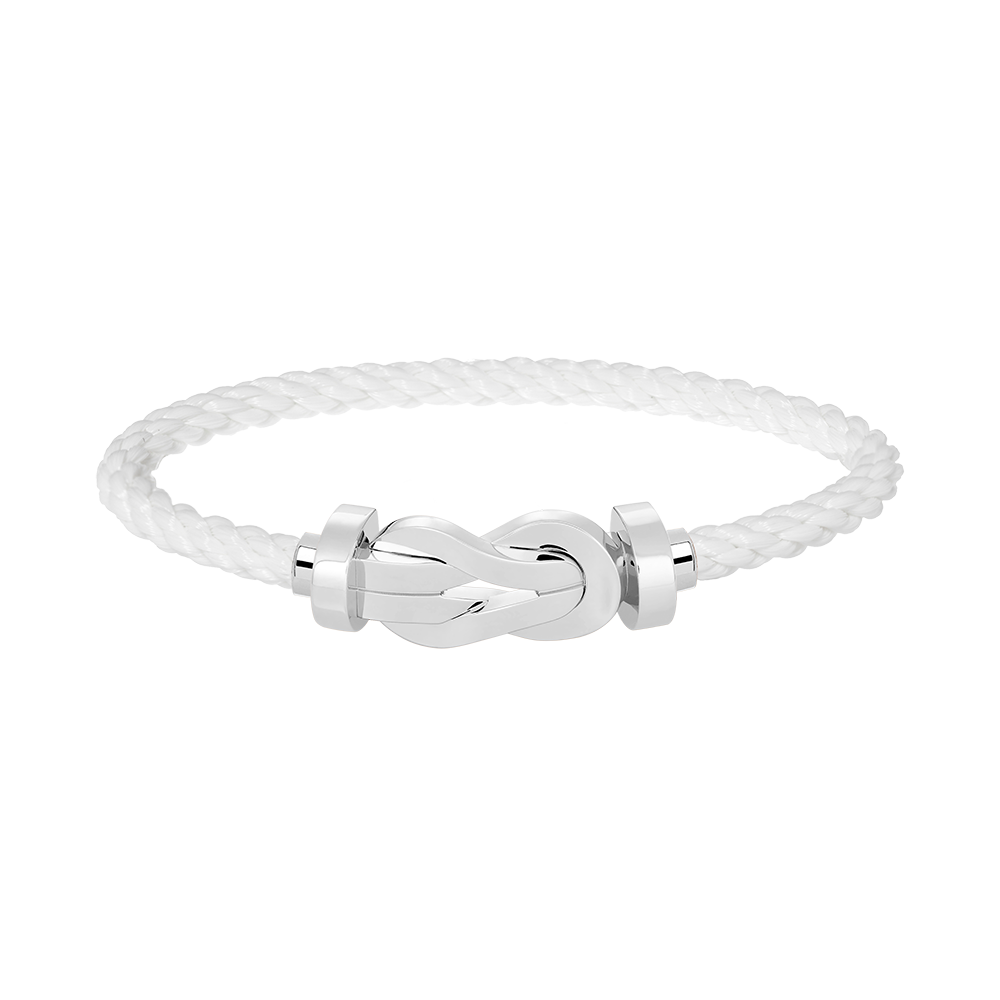 [Royal Top]CHANCE LARGE 8 FIGURE BUCKLE NO DIAMOND BRACELET SILVER