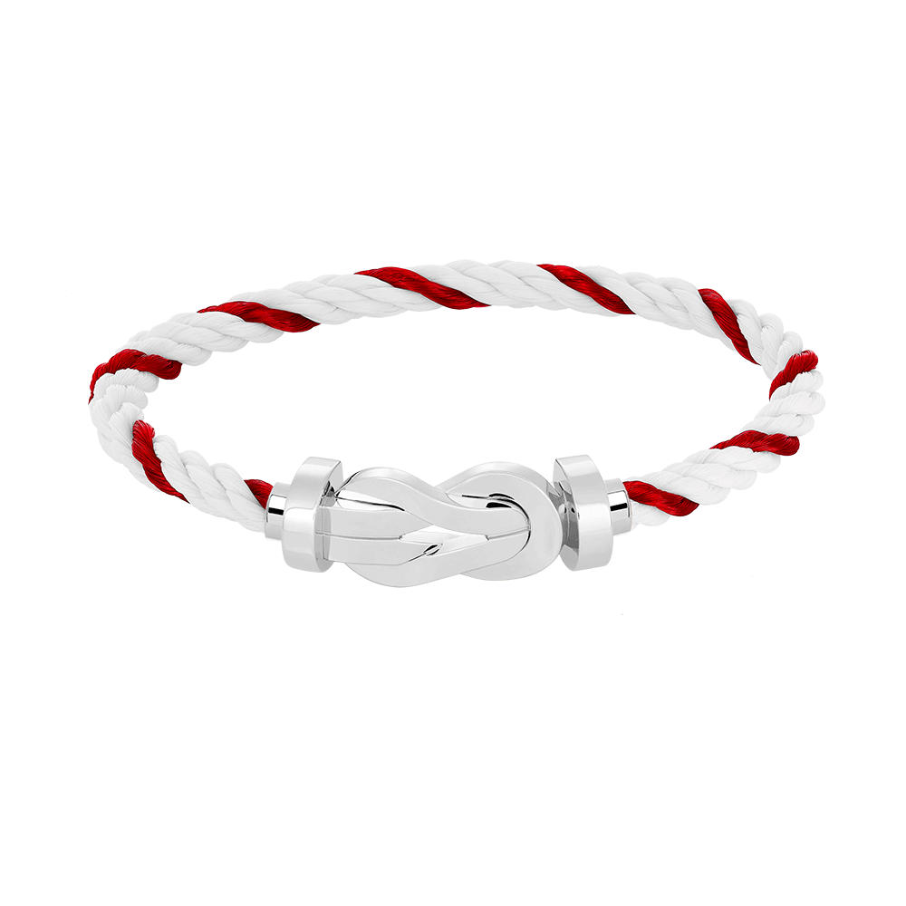 [Royal Top]CHANCE LARGE 8 FIGURE BUCKLE NO DIAMOND BRACELET SILVER