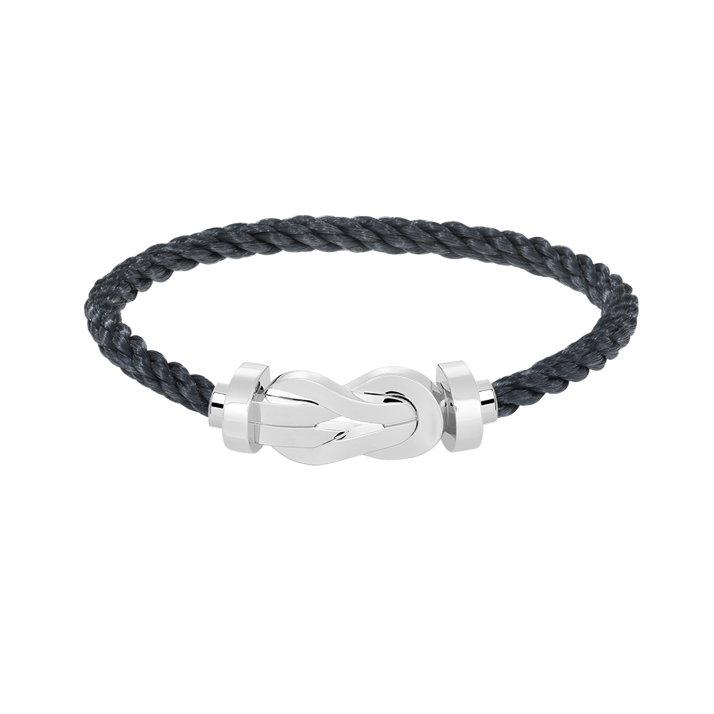 [Royal Top]CHANCE LARGE 8 FIGURE BUCKLE NO DIAMOND BRACELET SILVER