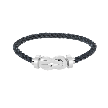 [Royal Top]CHANCE LARGE 8 FIGURE BUCKLE NO DIAMOND BRACELET SILVER