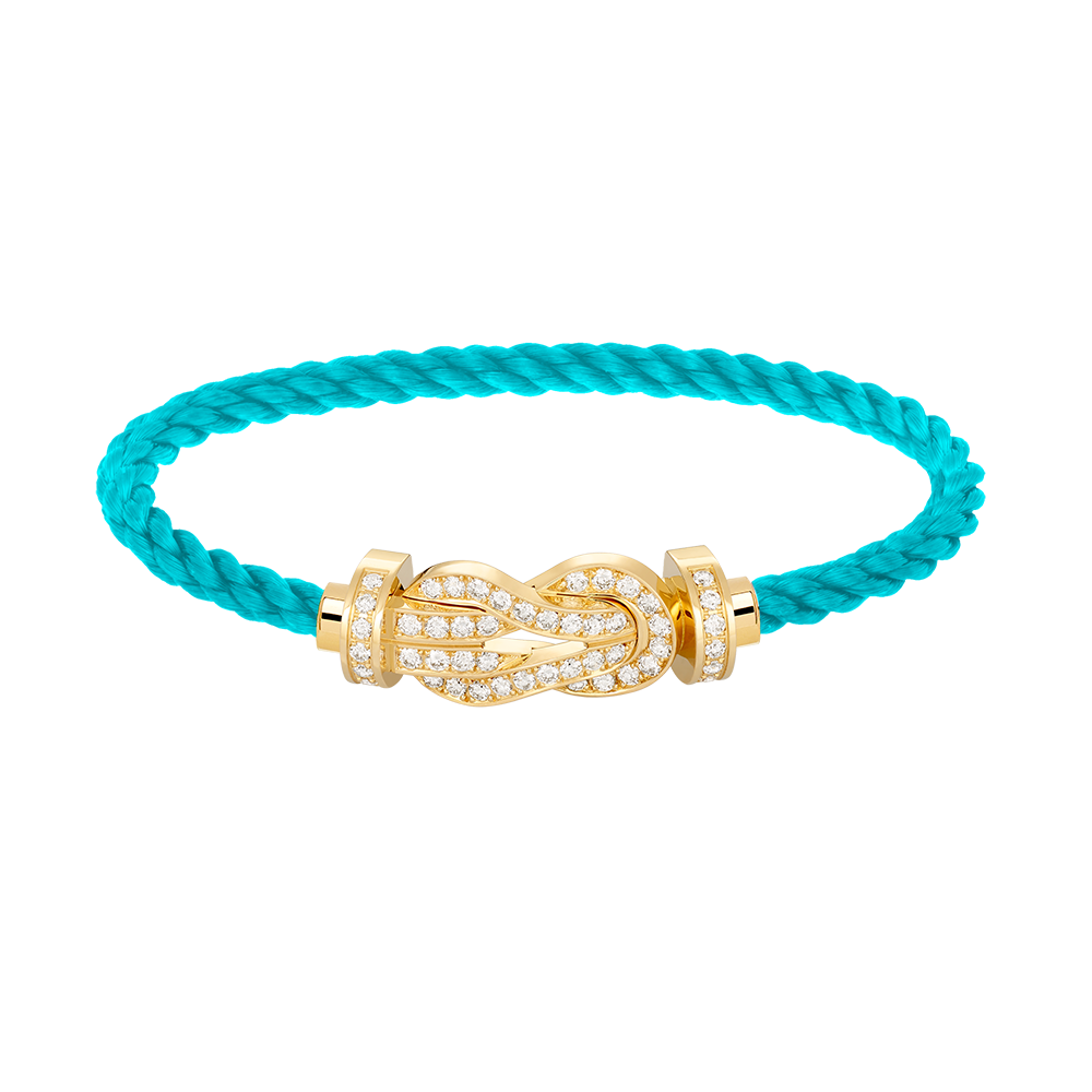 [Royal Top]CHANCE LARGE 8 FIGURE BUCKLE FULLDIAMOND BRACELET GOLD