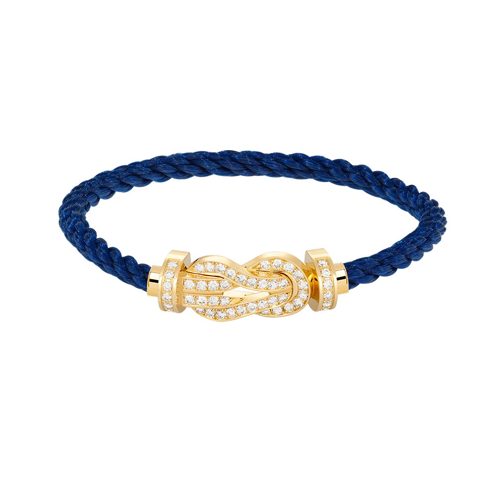 [Royal Top]CHANCE LARGE 8 FIGURE BUCKLE FULLDIAMOND BRACELET GOLD