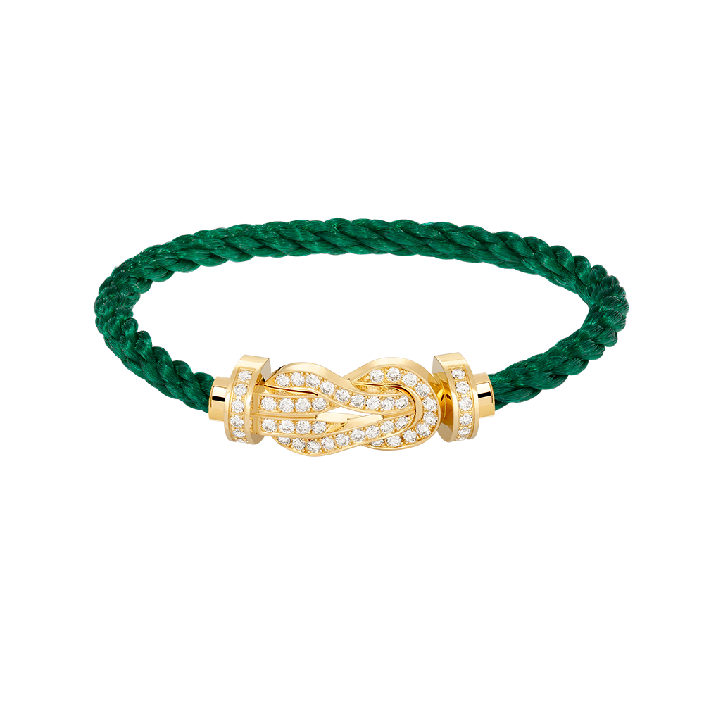 [Royal Top]CHANCE LARGE 8 FIGURE BUCKLE FULLDIAMOND BRACELET GOLD
