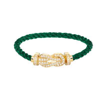 [Royal Top]CHANCE LARGE 8 FIGURE BUCKLE FULLDIAMOND BRACELET GOLD