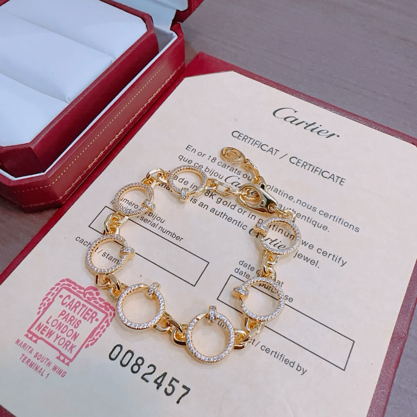 [Royal Top Jewelry] LOVE&JUSTE BRACELET DIAMONDS