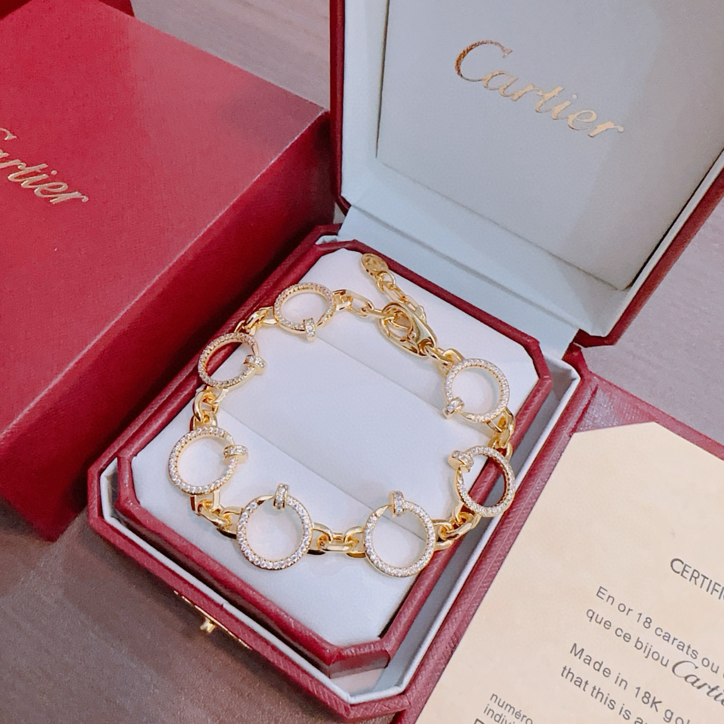 [Royal Top Jewelry] LOVE&JUSTE BRACELET DIAMONDS