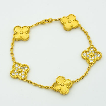 [Royal Top] CLOVER 5 MOTIF LASER BRACELET COLLECTION
