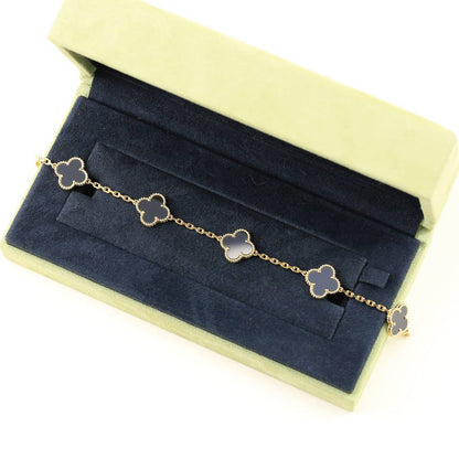 [Royal Top] CLOVER 5 MOTIF ONYXS BRACELET COLLECTION
