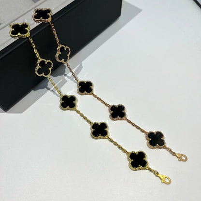 [Royal Top] CLOVER 5 MOTIF ONYXS BRACELET COLLECTION