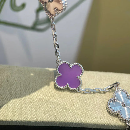 [Royal Top] CLOVER 5 MOTIF VIOLET BRACELET COLLECTION