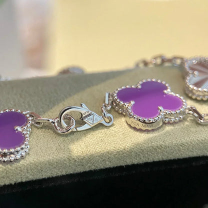 [Royal Top] CLOVER 5 MOTIF VIOLET BRACELET COLLECTION