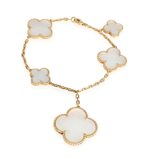[Royal Top]MAGIC CLOVER MOP GOLD BRACELET 5 MOTIFS