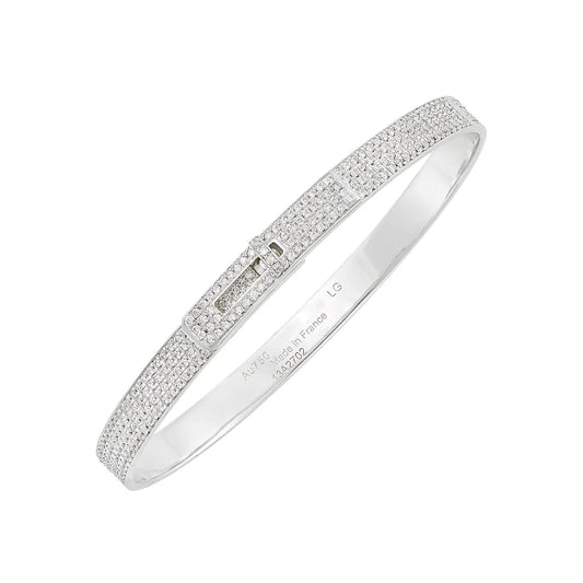 [Royal Top]HM KELLY BRACELET IN SILVER AND FULL PAVE DIAMOND