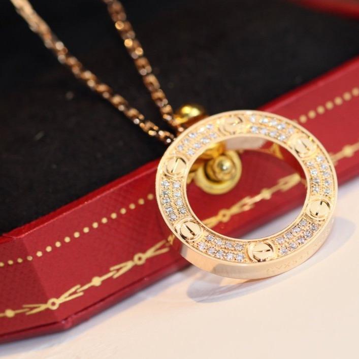 [Royal Top]LOVE NECKLACE ADJUSTABLE ROSE GOLD