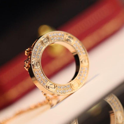 [Royal Top]LOVE NECKLACE ADJUSTABLE ROSE GOLD