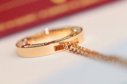 [Royal Top]LOVE NECKLACE ADJUSTABLE ROSE GOLD