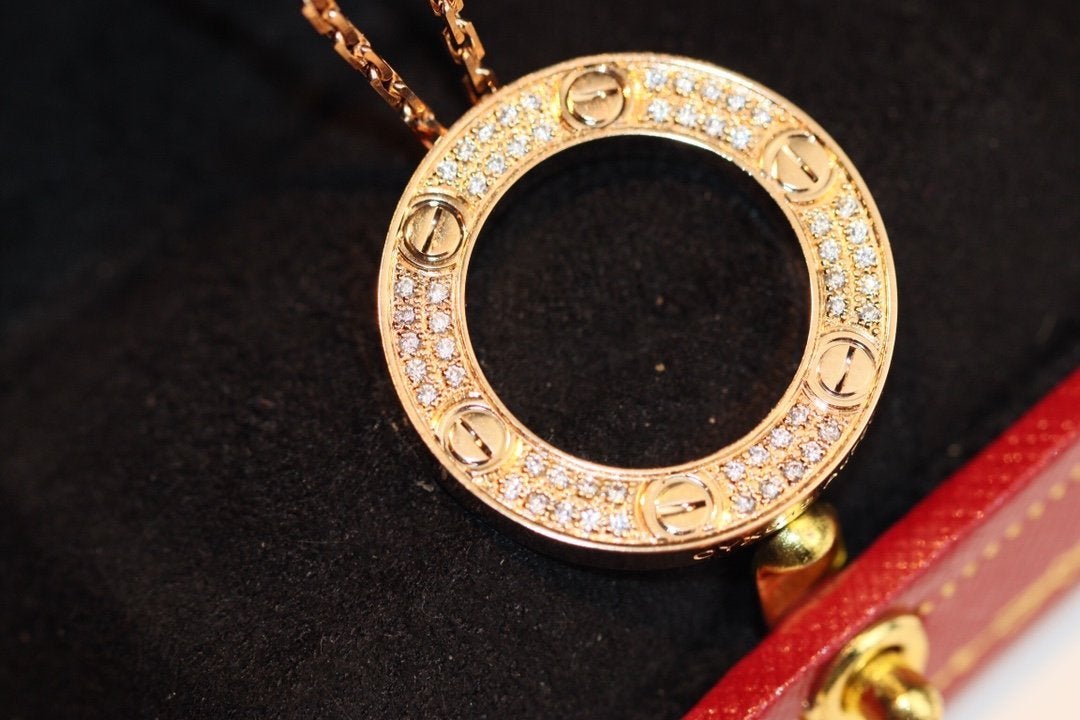 [Royal Top]LOVE NECKLACE ADJUSTABLE ROSE GOLD