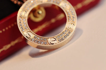 [Royal Top]LOVE NECKLACE ADJUSTABLE ROSE GOLD