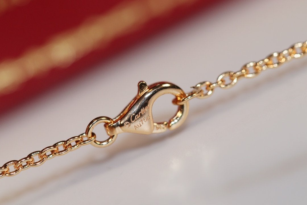 [Royal Top]LOVE NECKLACE PINK GOLD AND SILVER