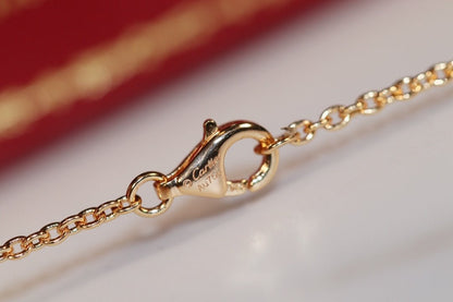 [Royal Top]LOVE NECKLACE PINK GOLD AND SILVER