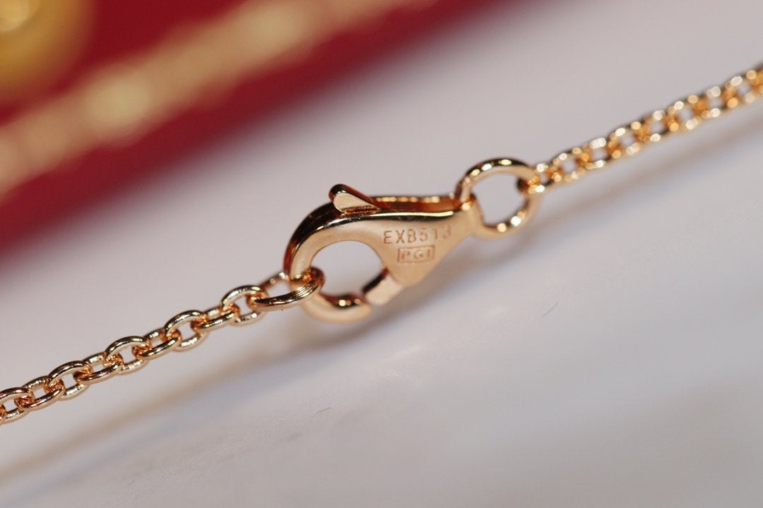 [Royal Top]LOVE NECKLACE PINK GOLD AND SILVER