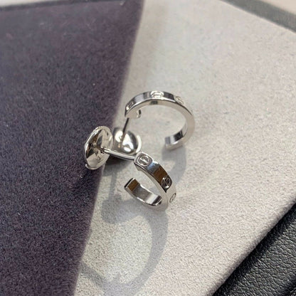 [Royal Top]LOVE EARRINGS 2.65MM SILVER