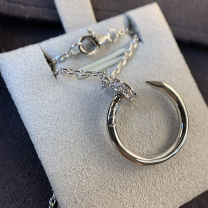 [Royal Top]JUSTE NECKLACE SILVER DIAMONDS