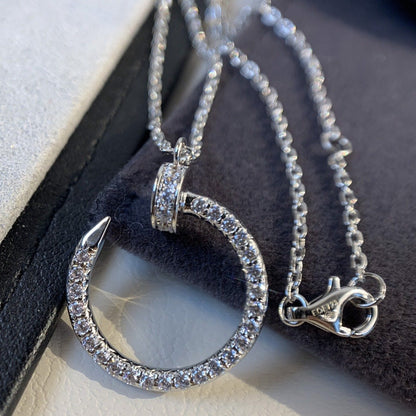 [Royal Top]JUSTE NECKLACE SILVER DIAMONDS