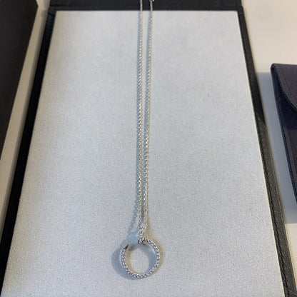 [Royal Top]JUSTE NECKLACE SILVER DIAMONDS