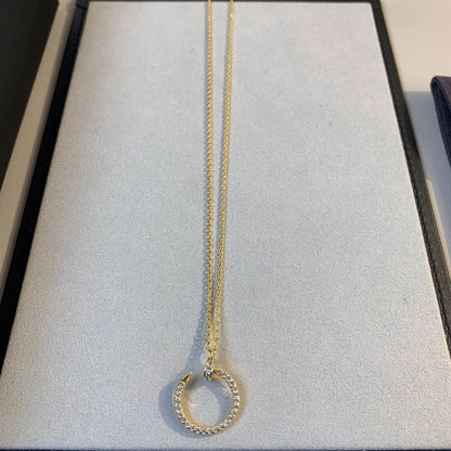 [Royal Top]JUSTE NECKLACE GOLD DIAMONDS