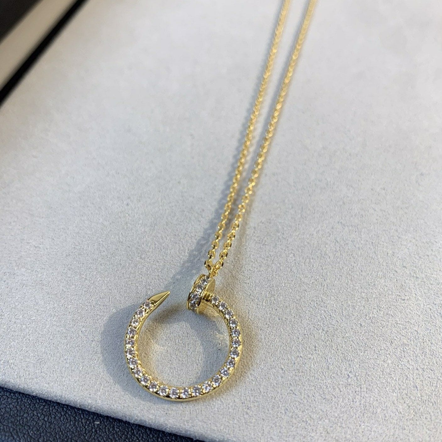 [Royal Top]JUSTE NECKLACE GOLD DIAMONDS