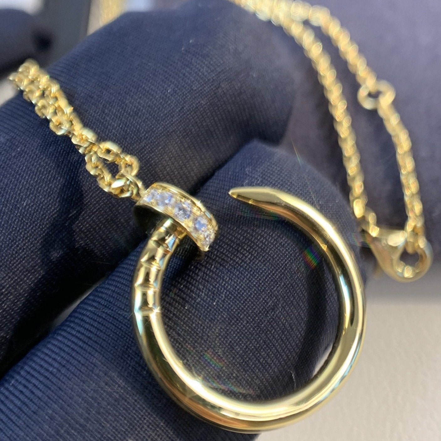 [Royal Top]JUSTE NECKLACE GOLD DIAMONDS
