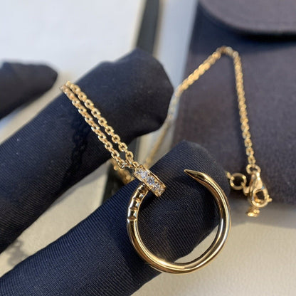 [Royal Top]JUSTE NECKLACE PINK GOLD DIAMONDS