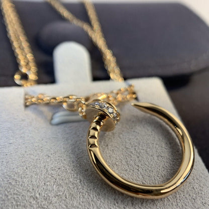 [Royal Top]JUSTE NECKLACE PINK GOLD DIAMONDS