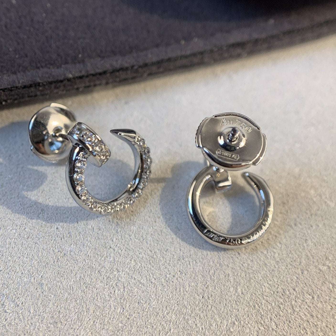 [Royal Top]JUSTE EARRINGS SILVER DIAMONDS