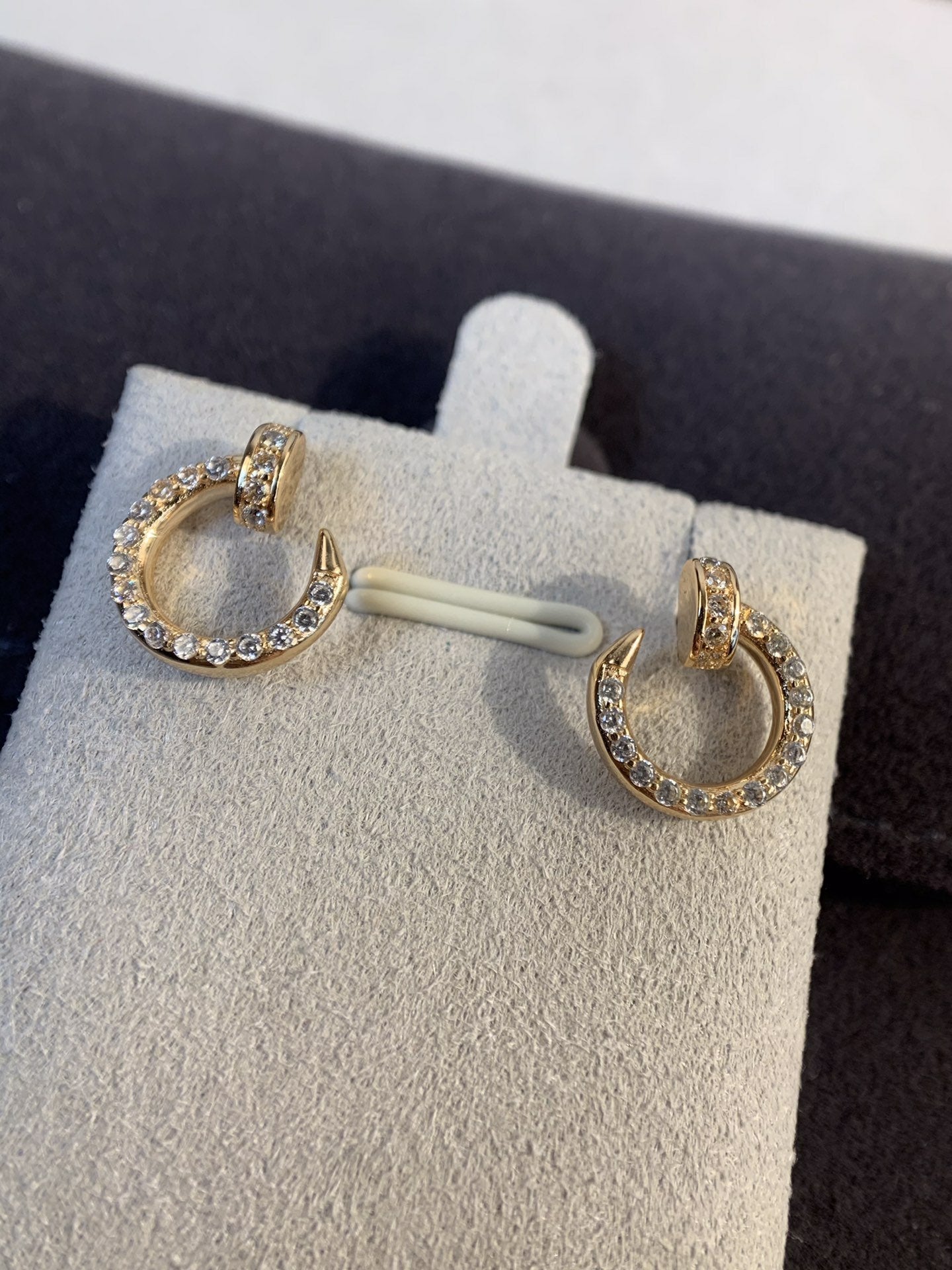 [Royal Top]JUSTE EARRINGS GOLD DIAMONDS