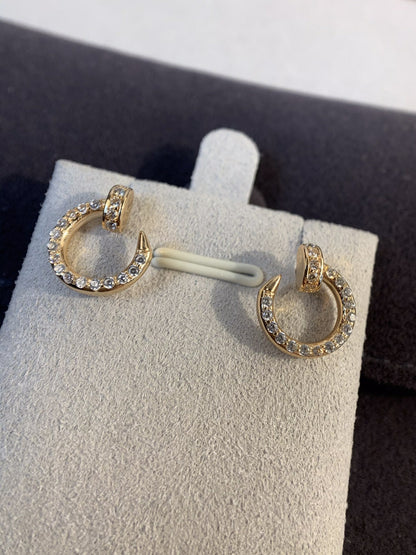 [Royal Top]JUSTE EARRINGS GOLD DIAMONDS