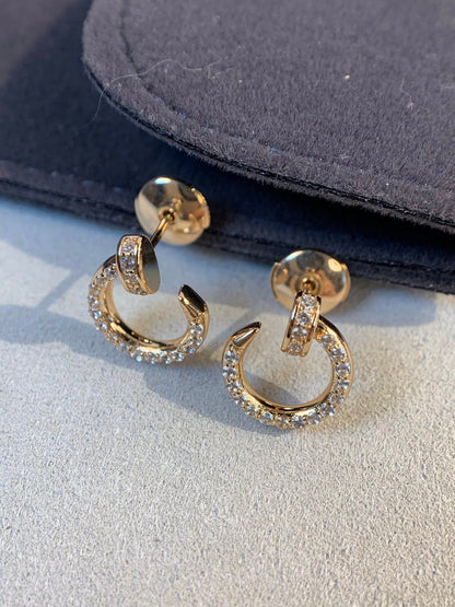 [Royal Top]JUSTE EARRINGS GOLD DIAMONDS