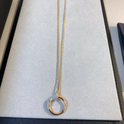 [Royal Top]JUSTE NECKLACE PINK GOLD