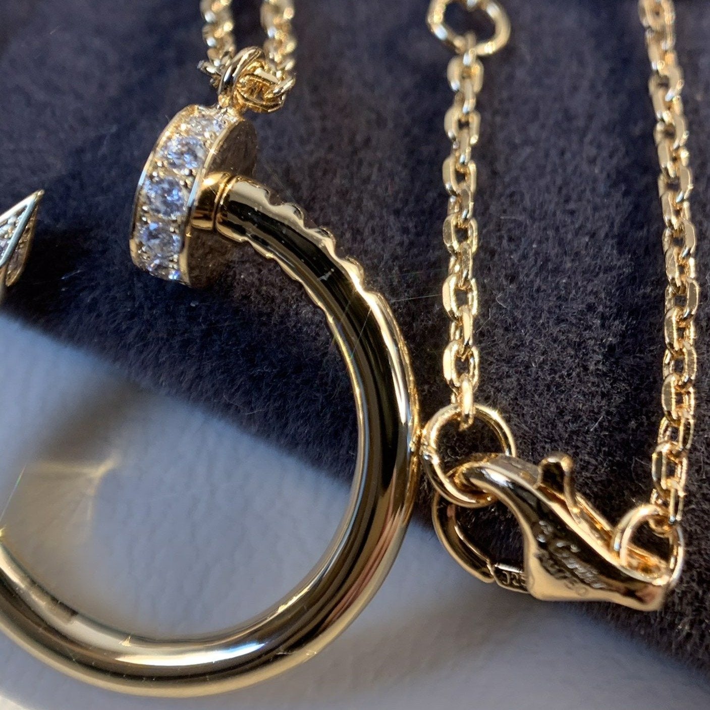 [Royal Top]JUSTE NECKLACE PINK GOLD
