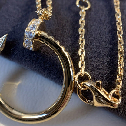 [Royal Top]JUSTE NECKLACE PINK GOLD