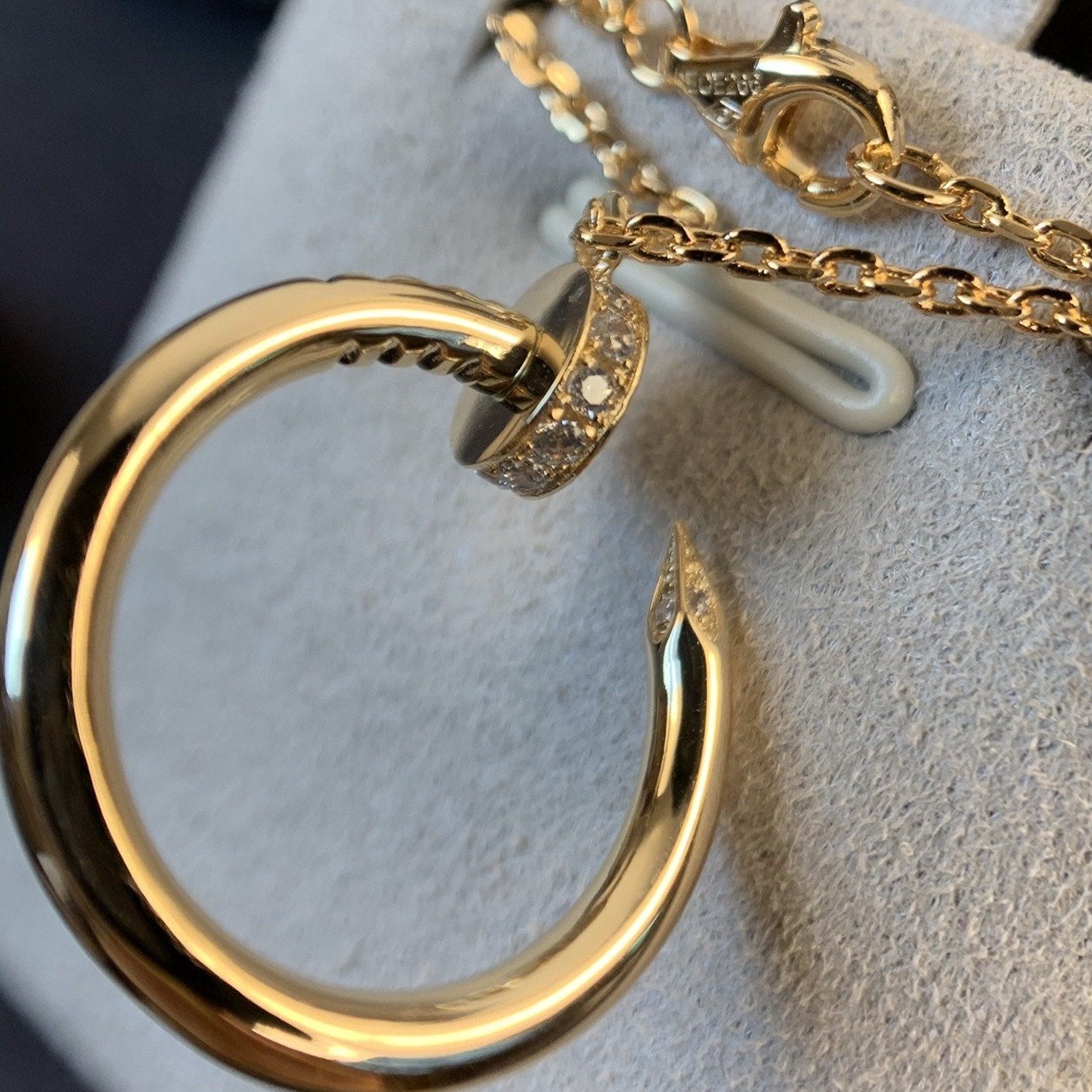 [Royal Top]JUSTE NECKLACE PINK GOLD