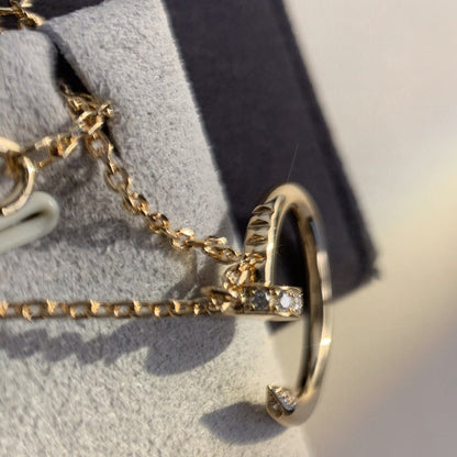 [Royal Top]JUSTE NECKLACE PINK GOLD