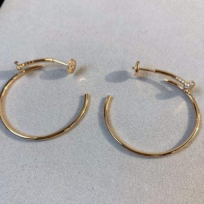 [Royal Top]JUSTE EARRINGS GOLD DIAMONDS 1.8MM